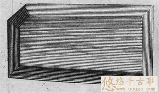 Drawing of the Great Table diamond, by Tavernier in 1676