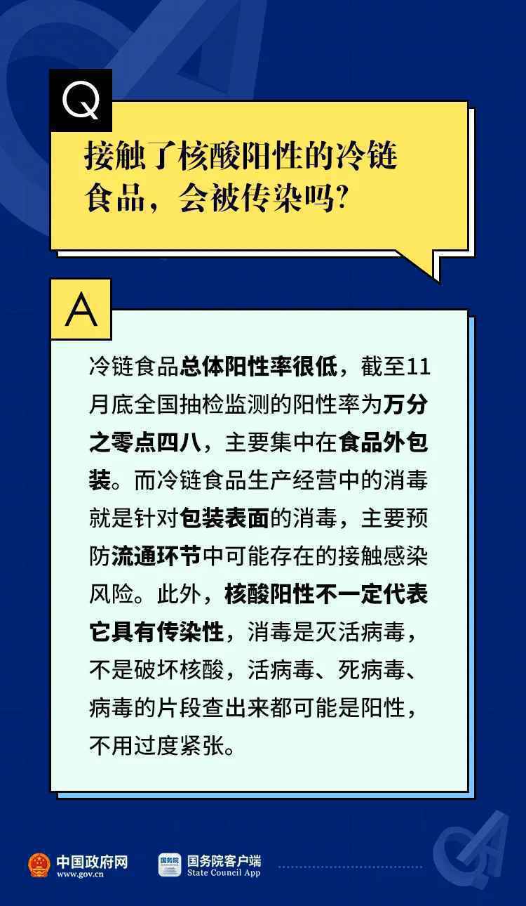  冷链食品还能吃吗？接触了被污染的冷链食品会感染吗？冷链食品6个权威问答！