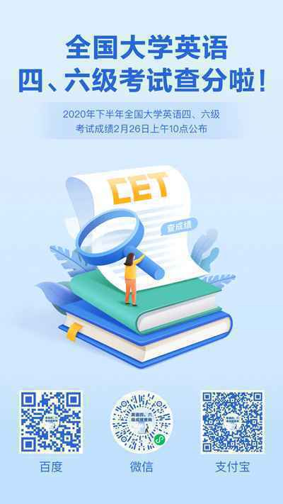  全国大学英语四、六级考试成绩查询入口→