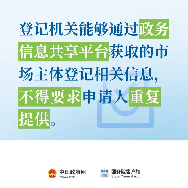  @市场主体 登记管理最新政策！必看