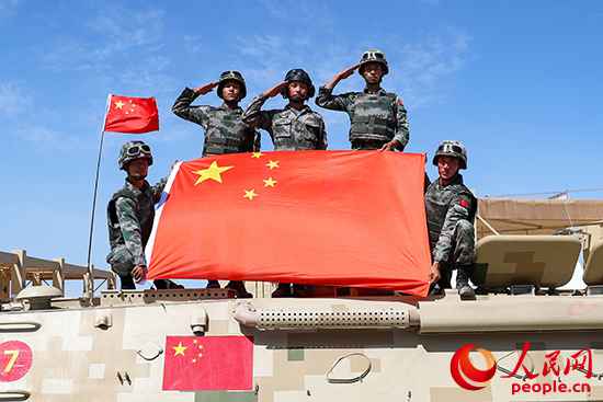 中国参赛队在“国际军事比赛-2021”“晴空”项目技能赛中斩获第一